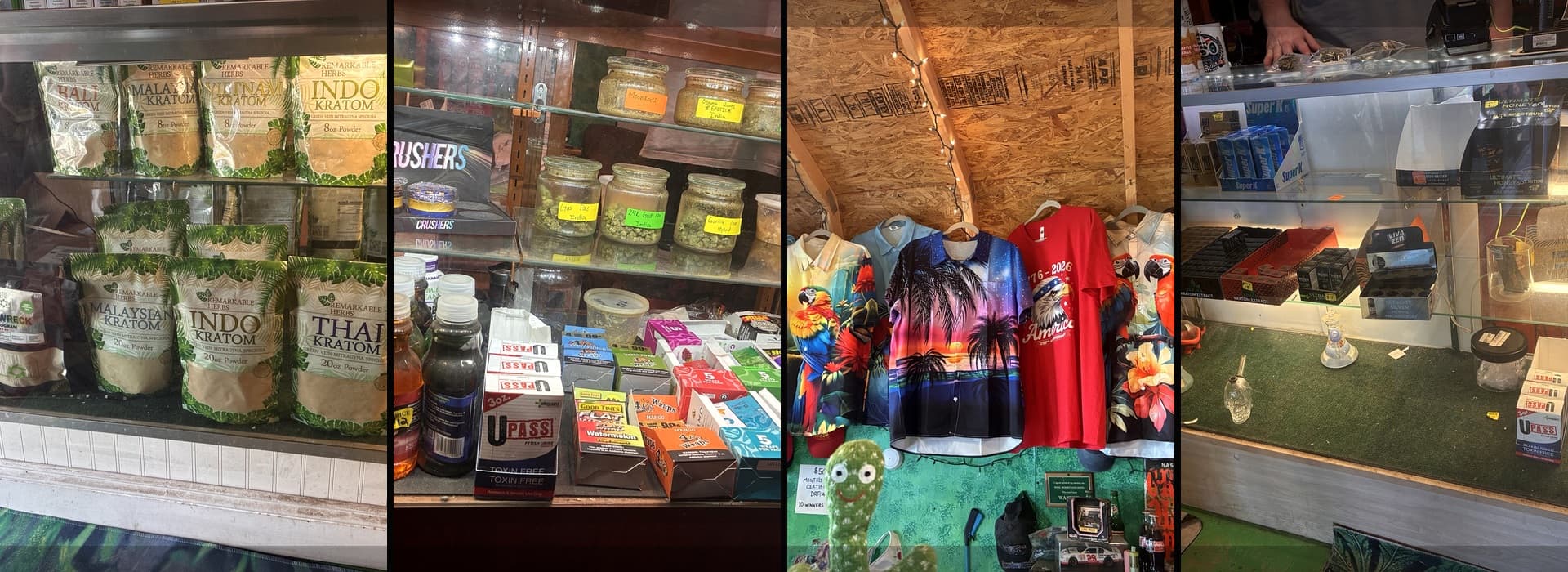 State Line Discount Mart product displays and merchandise